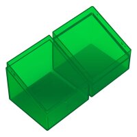 Ultimate Guard Boulder Deckbox 100+ Clear - Emerald