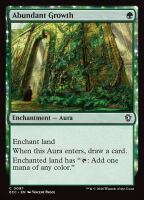 Abundant Growth (Lorwyn Eclipsed Commander #97)