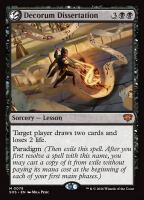 Decorum Dissertation (Secrets of Strixhaven Promos #78p)