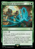 Inscription of Abundance (Tales of Middle-earth Commander...