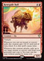 Renegade Bull (Secrets of Strixhaven Commander #36)