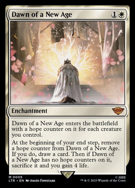 Magic the Gathering - Dawn of a New Age Tales of Middleearth #5 NM
