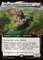 Abigale, Eloquent First-Year (Foil) (Lorwyn Eclipsed #368)