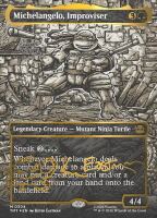 Michelangelo, Improviser (Foil) (Teenage Mutant Ninja...