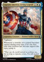 Captain America, Living Legend (Foil) (Marvel Super...