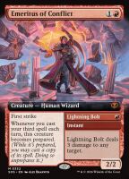 Emeritus of Conflict // Lightning Bolt (Foil) (Secrets of...