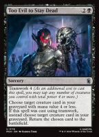Too Evil to Stay Dead (Foil) (Marvel Super Heroes #118)