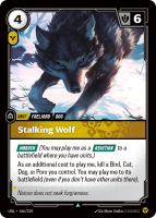 Stalking Wolf UNL-166/219