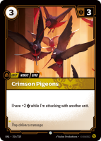 Crimson Pigeons UNL-154/219