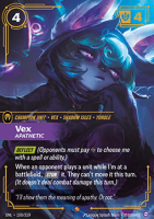 Vex, Apathetic UNL-150/219