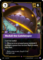 Maduli the Gatekeeper UNL-144/219
