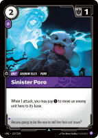 Sinister Poro UNL-137/219