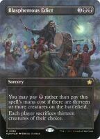 Blasphemous Edict (Foil) (Foundations #382)