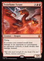 Twinflame Tyrant (Foil) (Foundations #97)