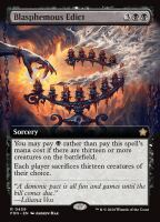 Blasphemous Edict (Foil) (Foundations #459)