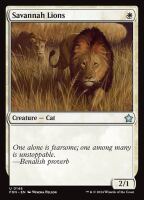 Savannah Lions (Foil) (Foundations #146)