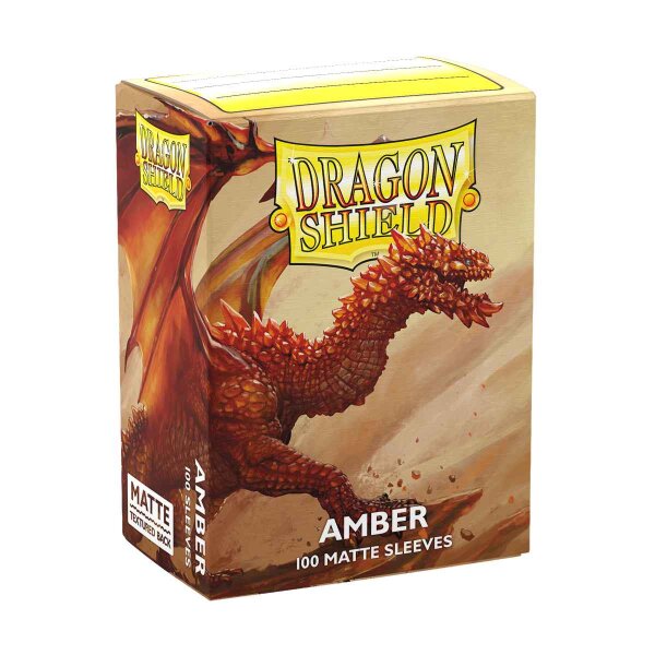 Dragon Shield: Matte – Amber (100)