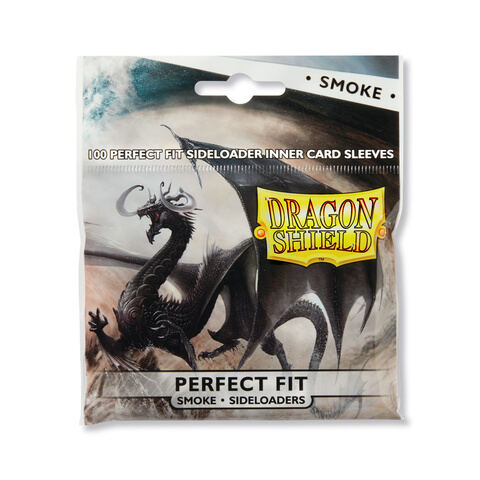 Dragon Shield: Perfect Fit Inner Sleeves – Sideloader – Clear/Smoke(100)