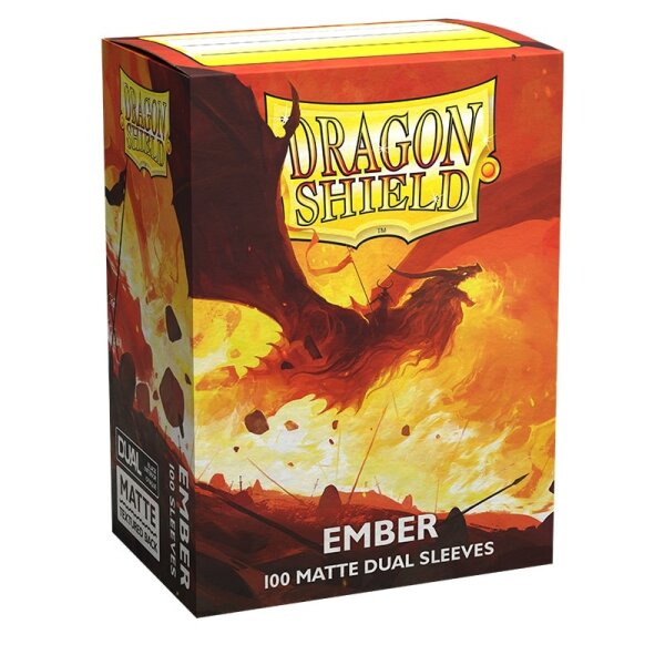 Dragon Shield: Matte – Dual Ember  (100)