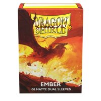 Dragon Shield: Matte – Dual Ember  (100)