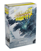 Dragon Shield: Japanese Art Sleeves Matte Dual – Snow (60)