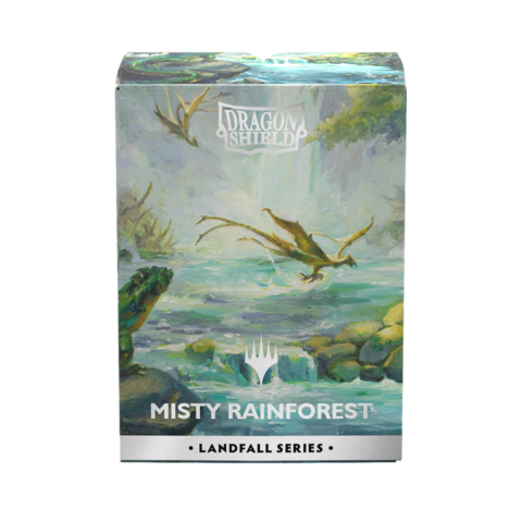 Dragon Shield: Dual Matte Art Sleeves – Landfall Series - Misty Rainforest