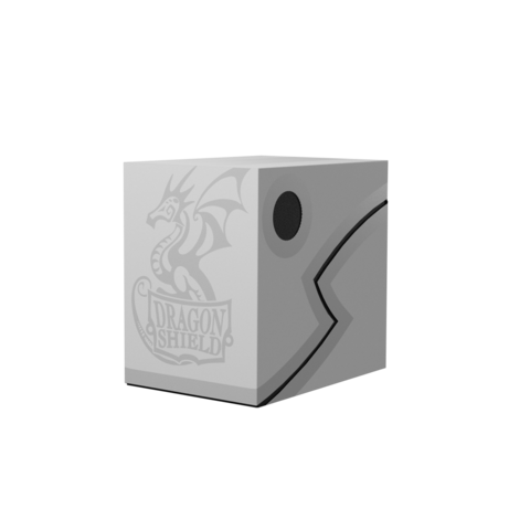 Dragon Shield: Double Shell 150+: Revised – Ashen White/Black
