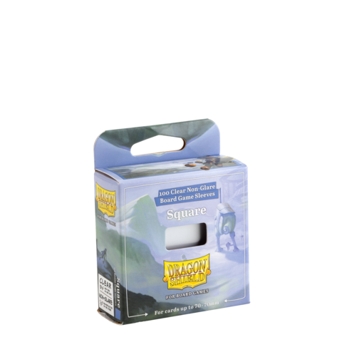 Dragon Shield: Board Game Sleeves Clear/NonGlare – Square (100)