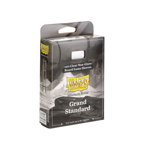 Dragon Shield: Board Game Sleeves Clear/NonGlare – Grand Standard (100)