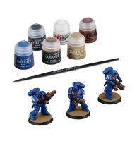 Warhammer 40.000: Space-Marines-Farbset mit Miniaturen