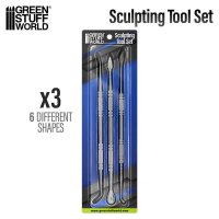 GreenStuffWorld 3x Modellierwerkzeug Set