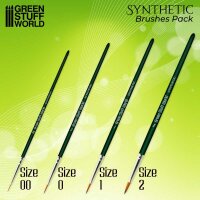 GreenStuffWorld GREEN SERIES Synthetisches Pinselset