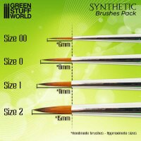 GreenStuffWorld GREEN SERIES Synthetisches Pinselset