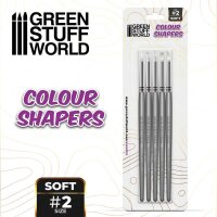 GreenStuffWorld Modellierpinsel Größe 2 5er Set