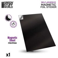 GreenStuffWorld Magnetfolie Selbstklebend zuschneidbar