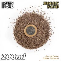GreenStuffWorld Feiner Modellbausand - Burnt Bown 200ml