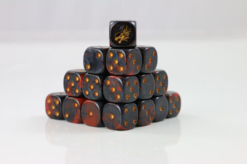 Molten Oath D6 Fantasy Dice 20Stk