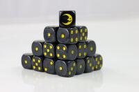 Dark Moon D6 Fantasy Dice 20Stk