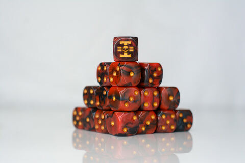 Red Order D6 Sci-Fi Dice 20Stk