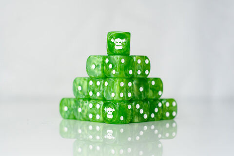 Orcish Skull D6 Sci-Fi Dice 20Stk