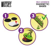 GreenStuffWorld Vorgeschnittene Magnetfolie - Rund 40mm