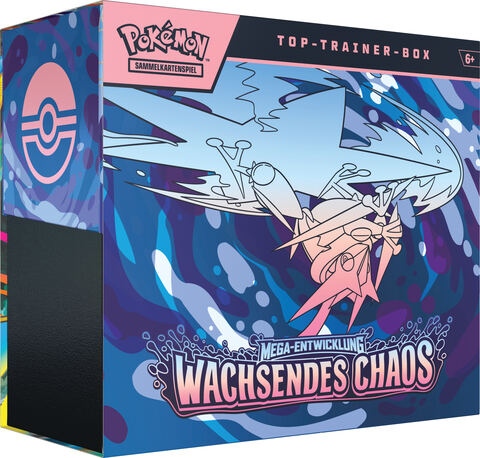 Pokémon Top-Trainer-Box „Mega-Entwicklung – Wachsendes Chaos“