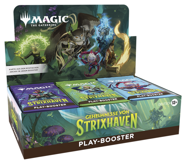Magic: The Gathering – Geheimnisse von Strixhaven Playbooster Display deutsch