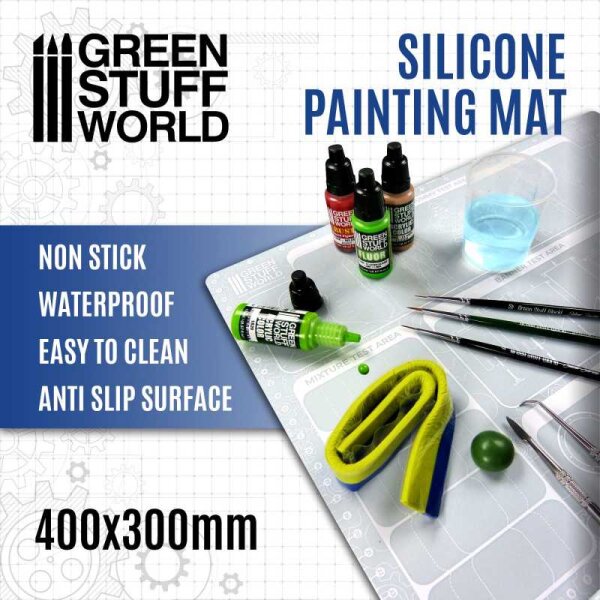 GreenstuffWorld Silikon-Malmatte 400x300mm