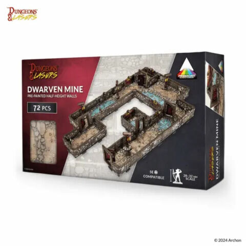 DWARVEN MINE: PRE-PAINTED D&L: PrismaCast™ PRE-PAINTED TERRAINS