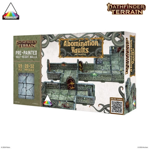 PATHFINDER TERRAIN: ABOMINATION VAULTS PRE-PAINTED D&L: PrismaCast™ PRE-PAINTED TERRAINS