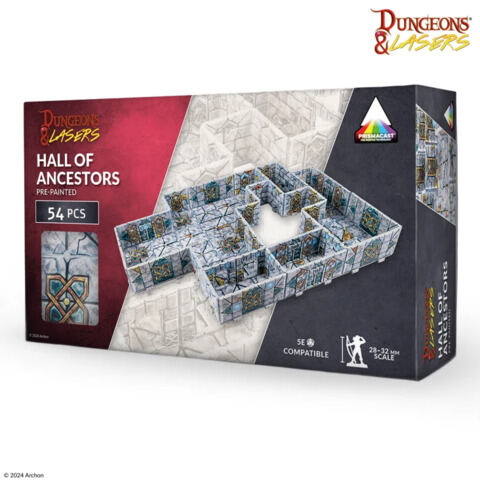 HALLS OF ANCESTORS: PRE-PAINTED D&L: PrismaCast™ PRE-PAINTED TERRAINS
