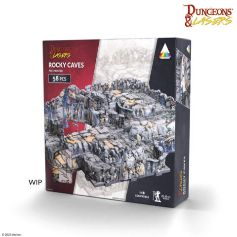 ROCKY CAVES: PRE-PAINTED D&L: PrismaCast™ PRE-PAINTED TERRAINS