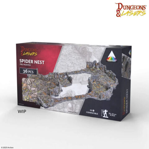 SPIDER NEST: PRE-PAINTED D&L: PrismaCast™ PRE-PAINTED TERRAINS