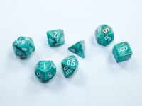 Chessex Marble Mini-hedral™ Oxi-Copper™/white...